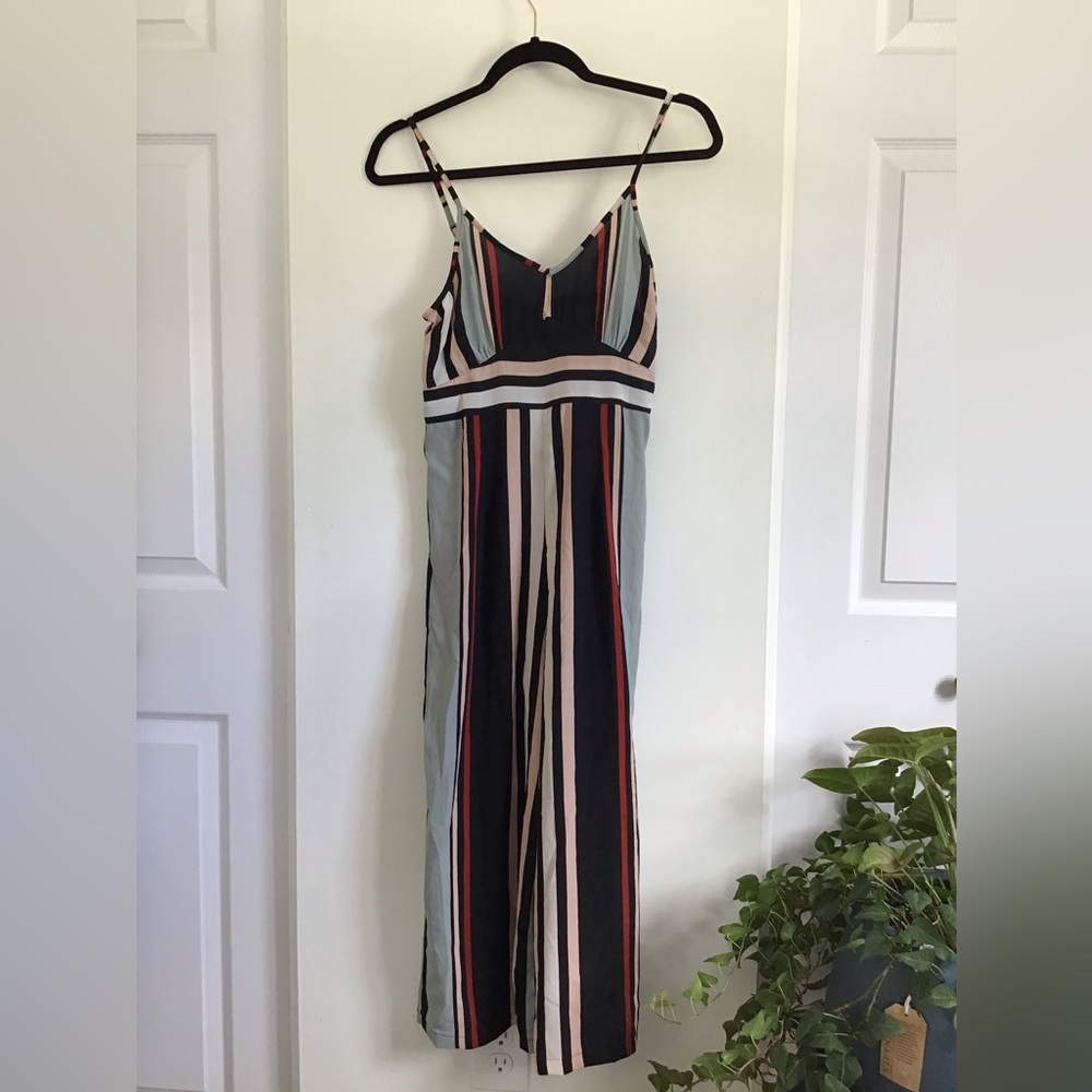 Angie striped jumpsuit - small